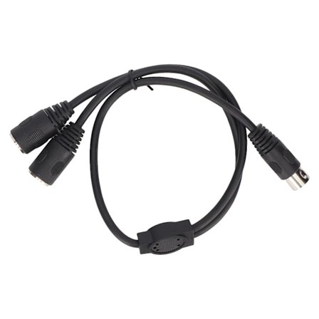 6-Pin DIN Hane till 2 Hona Splitterkabel 0,5m Multifunktionell Förlängning