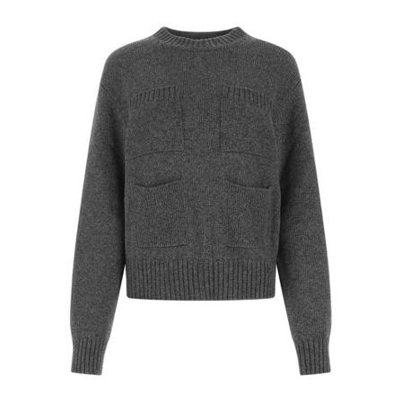 Jil Sander, Knitwears Grijs, Dames, Maat:XS
