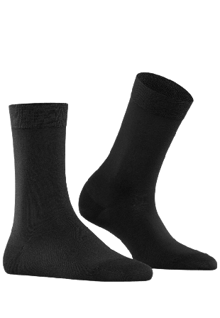Falke Cotton Touch Socks Sockor Dam Svart 39-42