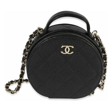 Chanel Vintage Pre-owned Cross Body Bags Sort, Dame Vintage Tasker, Størrelse: ONE Size
