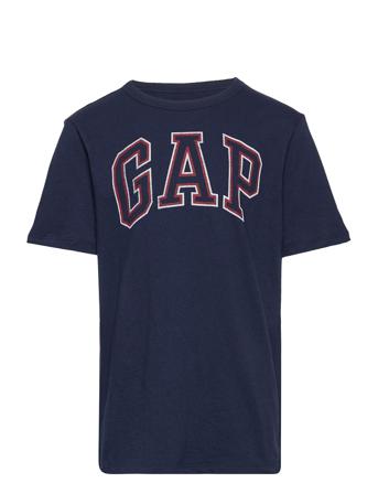 V-New Arch Screen T-shirts Short-sleeved Sininen GAP