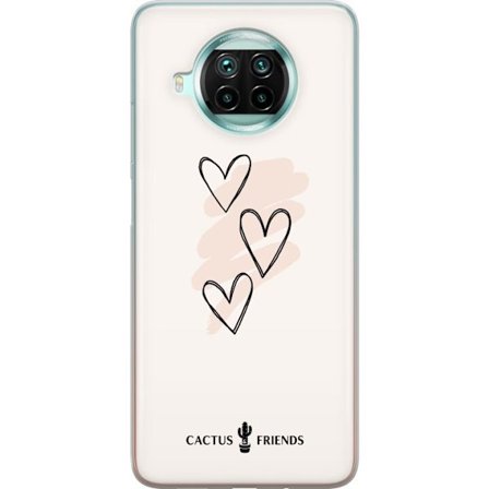 Kompatibel Mobilcover til Xiaomi Xiaomi Mi 10T Lite 5G Cactus and Friends - Soft Romance Sketch
