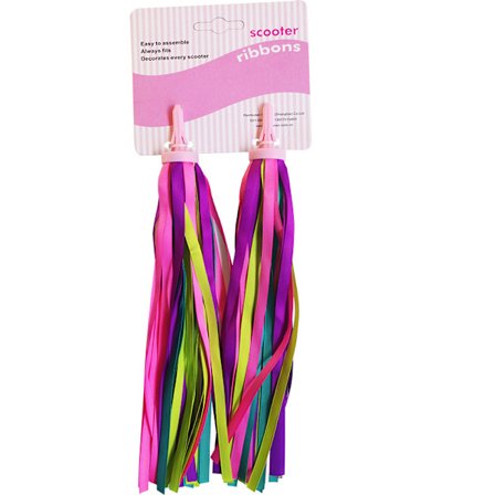 2 par sykkelstyrebånd sykkelhåndtak streamer barn scooter dusk barn sykkeltilbehør styredekor (farge)