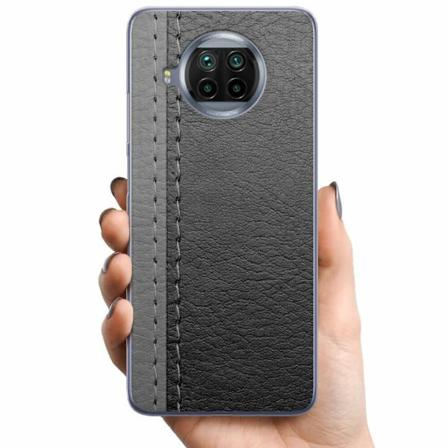 Xiaomi Mi 10t Lite 5g Tpu Mobilskal Black & Grey Leather
