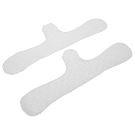 [COQQ] Svedafvisende BH-indlæg Genanvendelige Sved-indlæg i Bomuld til Damekomfort Under Træning Størrelse 43.00X15.50X0.10CM 2 stk