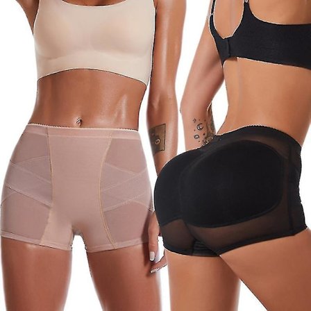Damer Butt Lift Trosor Body Shaper Byxor Hip Enhancer Trosa Butt Lift Underkläder BLACK