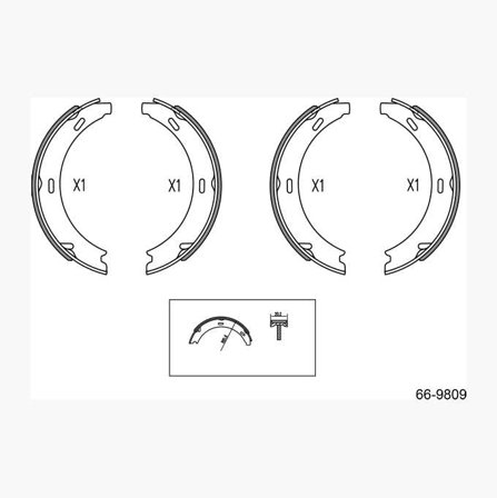 Biltema - Håndbremseskosett