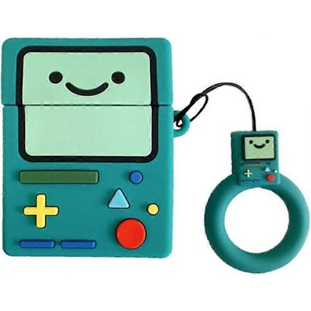 Kompatibel med Switch AirPods Fodral 1&2, Barn Ungdomar Flickor Pojkar Kvinnor Skyddande Silikon Skal för AirPod Fodral Spel, Rolig Kawaii Tecknad 3D 