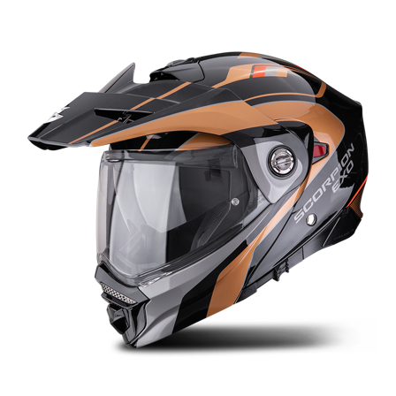 Scorpion ADX-2 Kamps Adventurehjälm Svart S