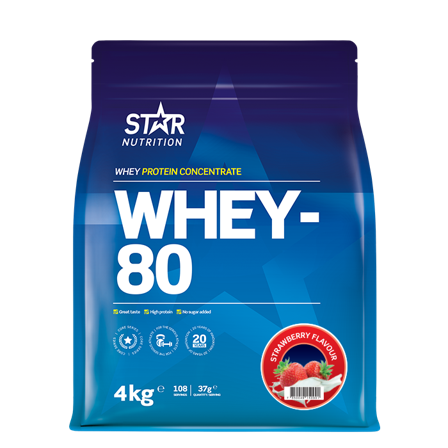 Star Nutrition Whey-80 Valleprotein 4 kg