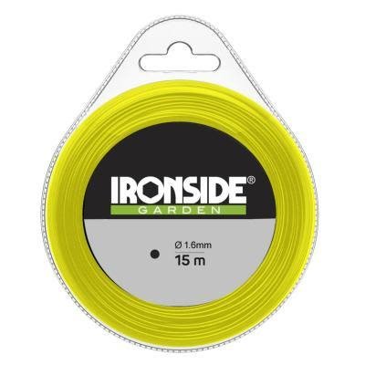 Ironside 500359 Trimmertråd 15 m 1,6 mm, Hagemaskiner