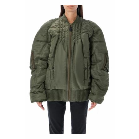 Junya Watanabe, Down Jackets Groen, Dames, Maat:S