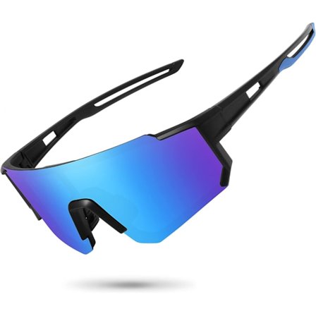 Polariserede sportsolbriller til mænd og kvinder, solbriller til kørsel, fiskeri, cykling og mountainbike, UV400-beskyttelse