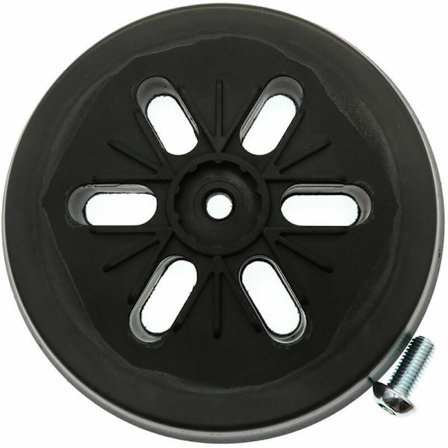 148 mm slipeskive - for Bosch eksentrisk slipemaskin GEX 150 AC, PEX 15 AE, GEX 150 Turbo - 148 mm med Poweka——Adelala skrue