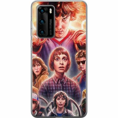 Huawei P40 Genomskinligt Skal Stranger Things