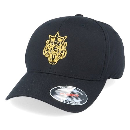 Iconic - Black - flexfit - Cap - Tiger King Black/Gold Flexfit - Hatstore