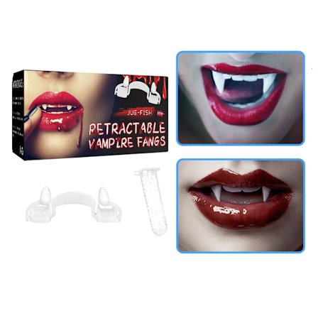 Irrotettavat vampyyrin hampaat cosplay-hammasproteesit irrotettava pukeutuminen