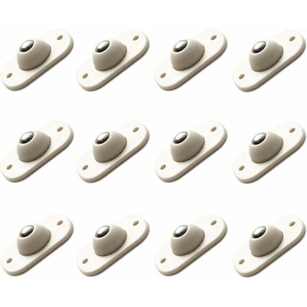 12 kpl Mini-itseliimautuvaa pyörää, muoviset kuulalaakeripyörät F