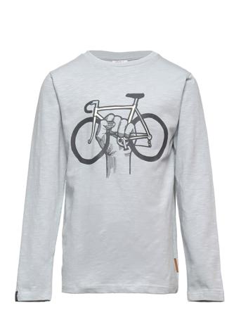 Adam - T-Shirt T-shirts Long-sleeved T-shirts Grå Hust & Claire