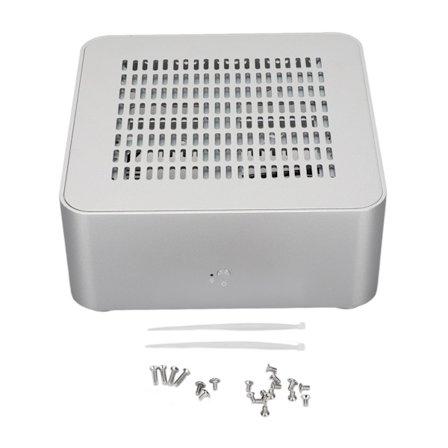 Borddatamaskinkabinett God Varmeavledning Utsøkt Kompakt Mini HTPC-kabinett Hjemmevideodatamaskin