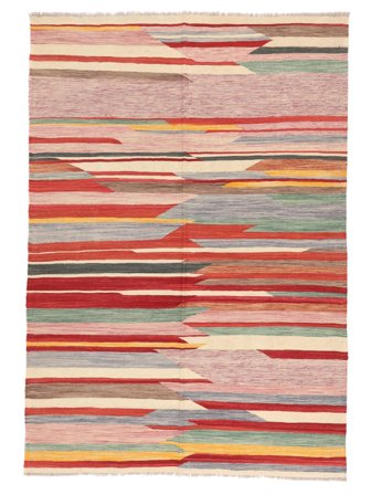 141X203 Tapis Kilim Moderne Moderne (Laine, Afghanistan) Carpetvista