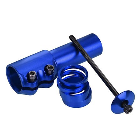 Cykelgaffelstammeforlænger Styr Forhøjer Stang BLÅ 12CM 12CM