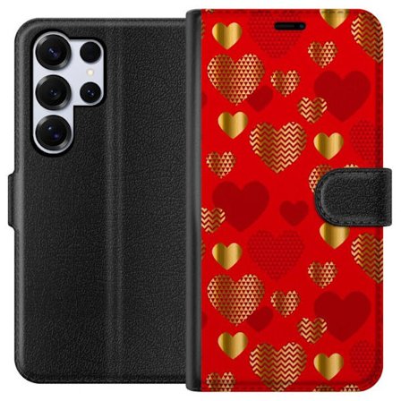 Yhteensopiva Lompakkokotelo Samsung Samsung Galaxy S25 Ultra GoldenHearts