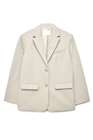 NA-KD - Oversized blazer i twill - Oversized Blazers - Beige - EU 34