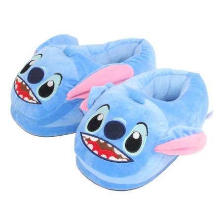 Disney Stitch Tøfler Dame Plysjtøfler