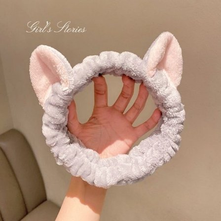 Pannband Cat Ears Pannband-Lila