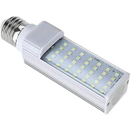 2024 Ny Vit Växt Akvarium 7W Grow Light LED Tank Fisk Korall Glödlampa E27 Lampa