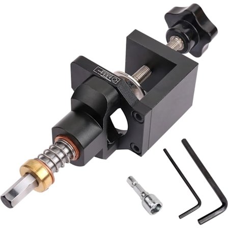 35mm Dold Hinge Jig Hinge Borr Jig Borrguide Hålslag Lokaliseringssats Träbearbetning Skåpdörr Installationsverktyg Aluminiumlegering