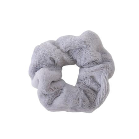 Hår Scrunchy Hårslips Grå