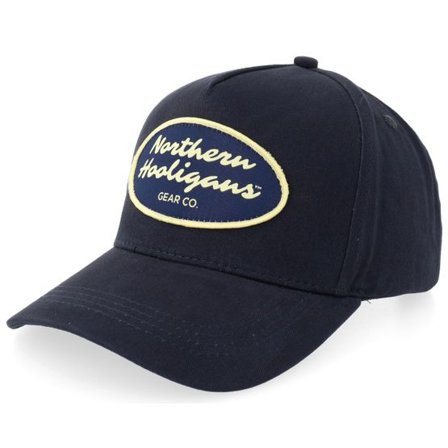 Northern Hooligans - Svart adjustable Keps - Garage Cap Washed Black A-frame Adjustable @ Hatstore