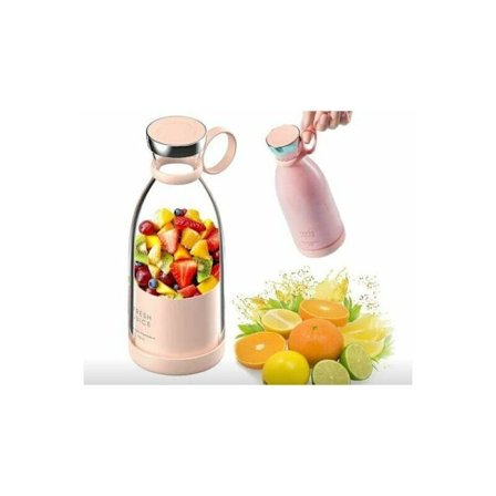 Färsk Juice Mixer med Avancerat 3D-Bladsystem, Portabel Juice Mixer Designad för Smoothies och Proteinshakes, Säkerhetsskydd med