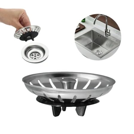 Tulppa IKEA Kök Atlant / Domsjö / Siivilä tiskialtaaseen - Koriventtiili