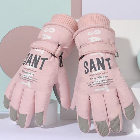 Ski Gloves Snow Gloves PINK ADULT ADULT
