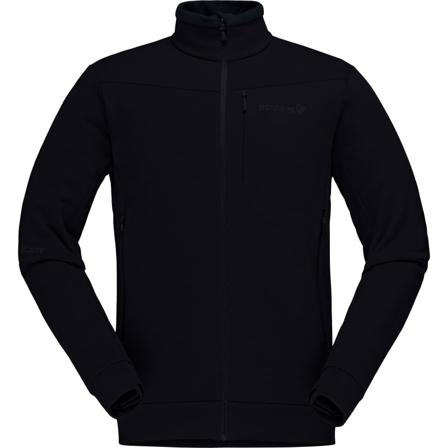 Norrøna Men's Falketind Warmwool2 Stretch Jacket Men Mid layer tops Black XL