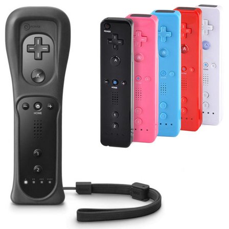 Wii-fjernkontroll med Motion Plus / Håndkontroll for Nintendo rosa