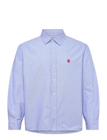 Edwin Big Ox-Shirt Ls - Blue - M