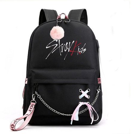 Stray Kids Anime Skolesekk Casual Daypack Ryggsekk Kul Skoleveske - Perfekt
