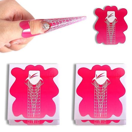 Professional Stiletto Nail Forms Acrylic Curve Nails Uv Gel Nail Extension