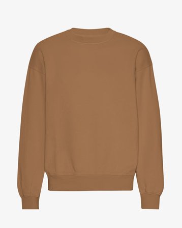 Organic Oversized Crew - Sahara Camel - Male - XS