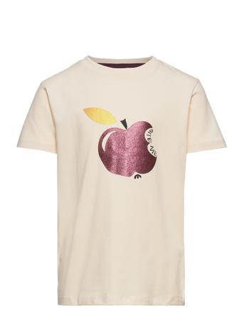 Tndise S_S Tee T-shirts Short-sleeved Beige The New