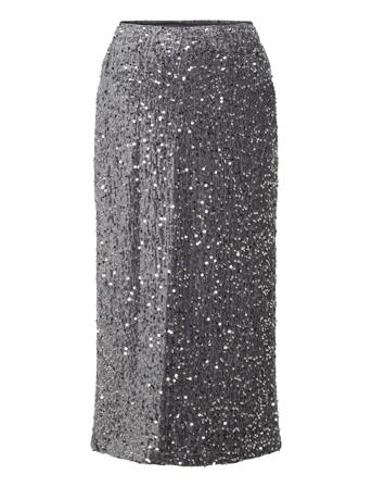 Mlglitter Jrs Skirt Hw Silver Mamalicious