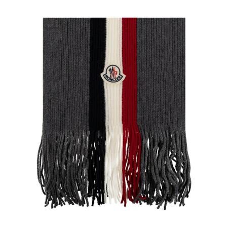 Moncler - Halsdukar - Grå - Herr - Storlek: One Size, Herr, Storlek: ONE SIZE