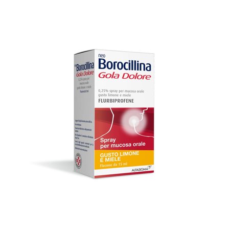 Neoborocillina Gola Dolore Spray 15ml Limone Miele