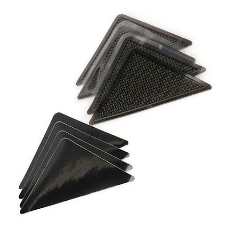 4-pak Griber til Tæppe, Skridsikre Tæppeunderlag Griber til Hårdt Træ F