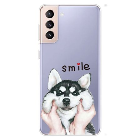 Deco Samsung Galaxy S22 Suojakotelo - Smile Husky