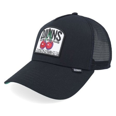 Djinns - Svart trucker Keps - Hft Cap Dnc Cherry Black A-Frame Trucker @ Hatstore